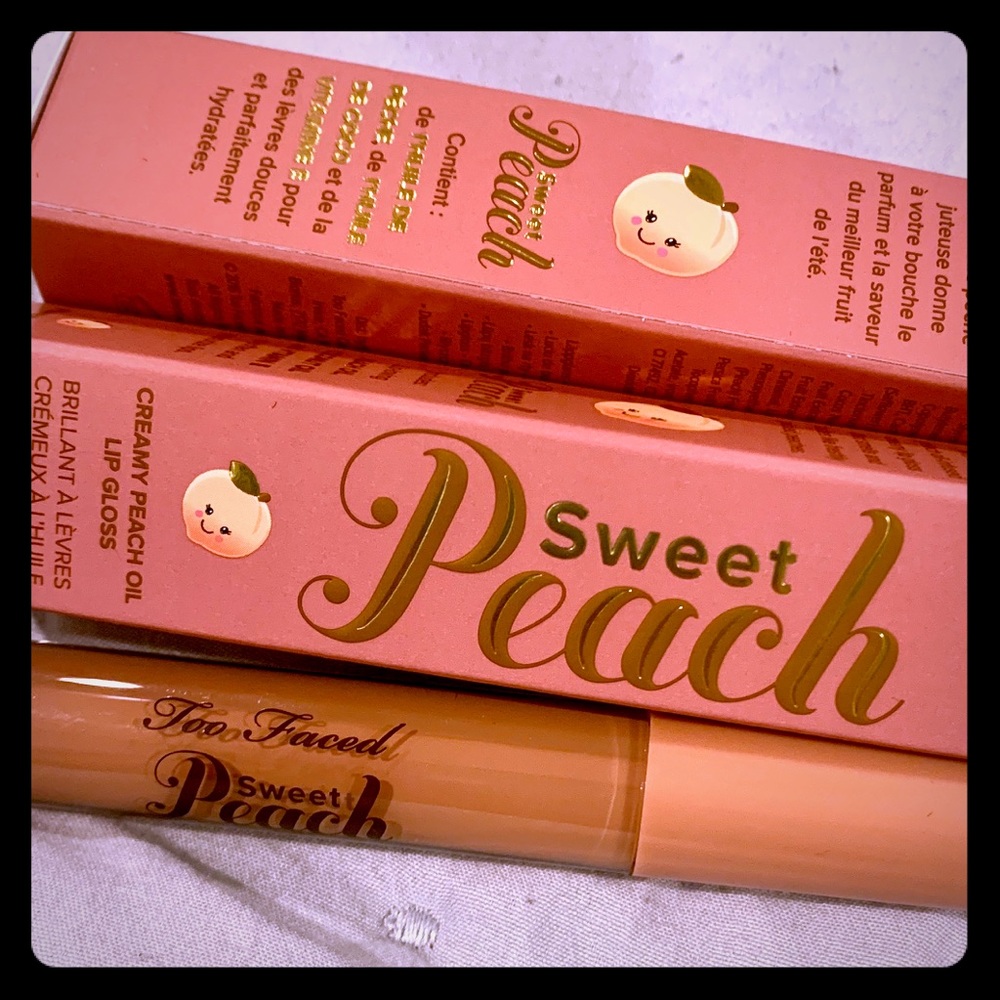 Too Faced Creamy Peach Oil Lip Gloss